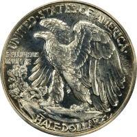1941 Walking Liberty Half Dollar (50c) OGH REVERSE Image