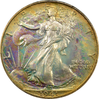1941 Walking Liberty Half Dollar (50c) Obverse Image