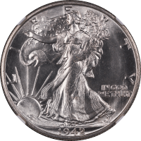1942-S Walking Liberty Half (50c) Obverse Image