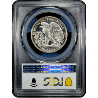 1942 Walking Liberty Half Dollar (50c) Reverse Slab Image
