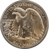 1942 Walking Liberty Half Dollar (50c) REVERSE Image