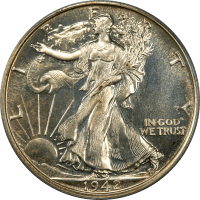 1942 Walking Liberty Half Dollar (50c) OBVERSE Image