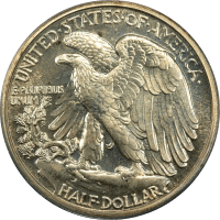 1942 Walking Liberty Half Dollar (50c) REVERSE Image