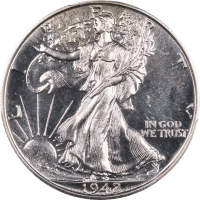 1942 Walking Liberty Half Dollar (50c) Obverse Image