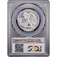 1942 Walking Liberty Half Dollar (50c) Reverse Slab Image