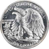 1942 Walking Liberty Half Dollar (50c) Reverse Image