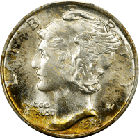 1943-D Mercury Dime (10c) OBVERSE Image