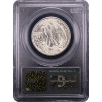 1943 Walking Liberty Half Dollar (50c) Reverse Slab Image