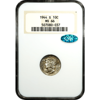 1944-S Mercury Dime (10c) SLAB Image