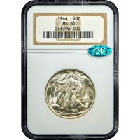 1944 Walking Liberty Half Dollar (50c) SLAB Image