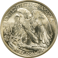 1944 Walking Liberty Half Dollar (50c) REVERSE Image