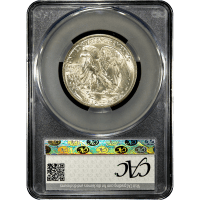 1945-D Walking Liberty Half Dollar (50c) Reverse Slab Image