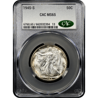 1945-S Walking Liberty Half Dollar (50c) SLAB Image