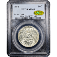 1946 Iowa Commemorative Half (50c) Obverse Slab Image