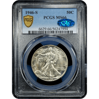 1946-S Walking Liberty Half Dollar (50c) Obverse Slab Image