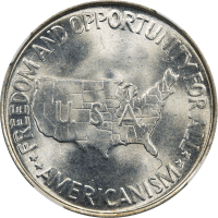 1952 Washington-Carver Commemorative Half (50c) Reverse Image