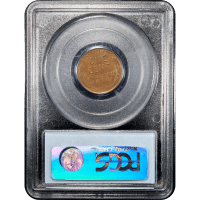 1955 Doubled Die Lincoln Cent (1c) Reverse Slab Image