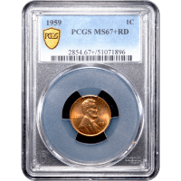1959 Lincoln Cent (1c) SLAB Image