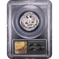 1961 Washington Quarter (25c) OGH Reverse Slab Image