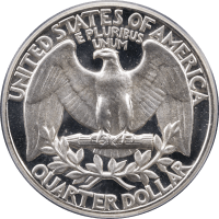1962 Washington Quarter (25c) OGH Reverse Image