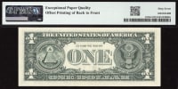 1977A $1 Reverse Offset Printing Error REVERSE Image