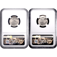 1981-P Jefferson Nickel (5c) Error - 2-Coin Mated Pair Reverse Slab Image