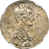 1985 Double Denom Error - Lincoln Cent (1c) Struck on Roosevelt Dime (10c) Obverse Image