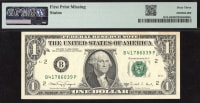 1988A $1 First Print Reverse Missing Error FRN REVERSE Image