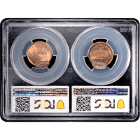 2000 Lincoln Cent (1c) Error - Mated Pair Reverse Slab Image