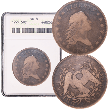 1795 Flowing Hair Half Dollar (50c) Composite Image
