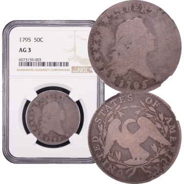 1795 Flowing Hair Half Dollar (50c) Composite Image
