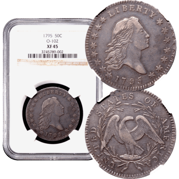 1795 Flowing Hair Half Dollar (50c) Composite Image
