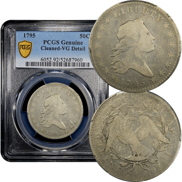 1795 Flowing Hair Half Dollar (50c) Composite Image