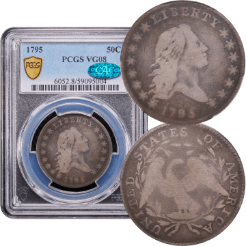 1795 Flowing Hair Half Dollar (50c) Composite Image