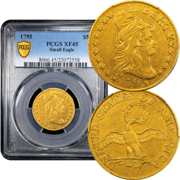 1795 Turban Gold Half Eagle ($5) Small Eagle Composite Image