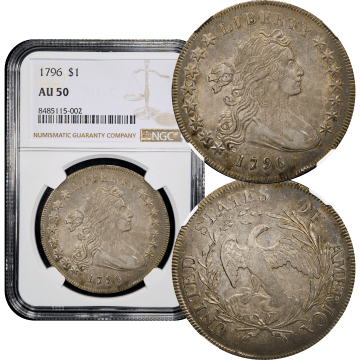 1796 Draped Bust Dollar ($1) Small Date Large Letters Composite Image