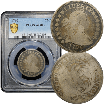 1796 Draped Bust Quarter (25c) Composite Image