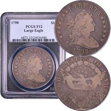 1798 Draped Bust Dollar ($1) BB-102 Composite Image