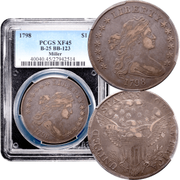 1798 Draped Bust Dollar ($1) BB-123 Composite Image