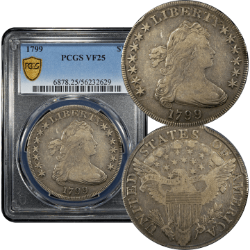 1799 Draped Bust Dollar ($1) Composite Image