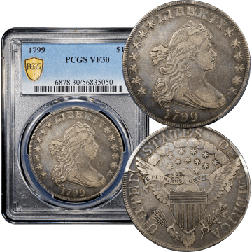 1799 Draped Bust Dollar ($1) Composite Image