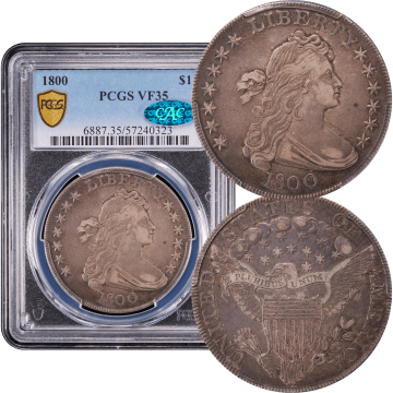 1800 Draped Bust Dollar ($1) Composite Image