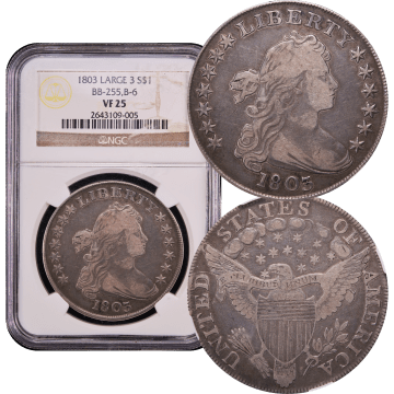1803 Draped Bust Dollar ($1) Large 3 Composite Image