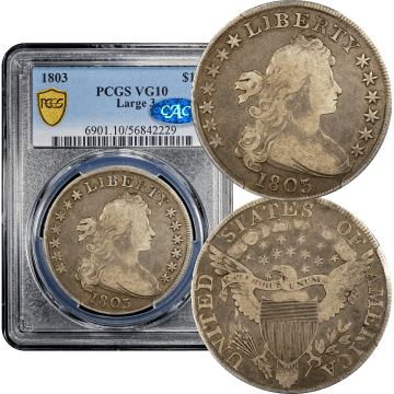 1803 Draped Bust Dollar ($1) Large 3 Composite Image