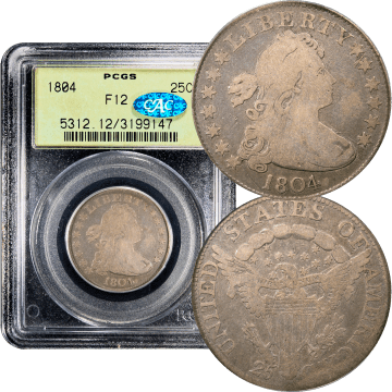 1804 Draped Bust Quarter (25c) OGH Composite Image