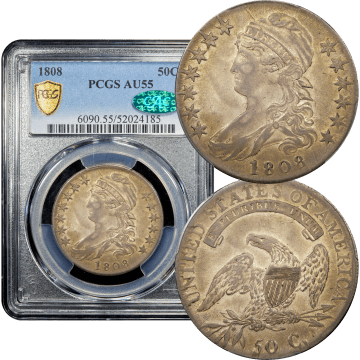 1808 Capped Bust Half Dollar (50c) Composite Image