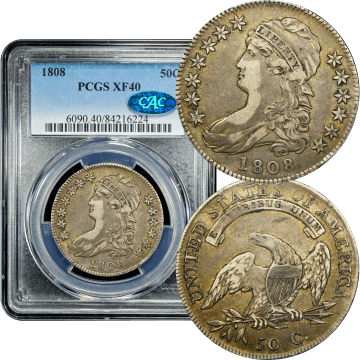 1808 Capped Bust Half Dollar (50c) Composite Image