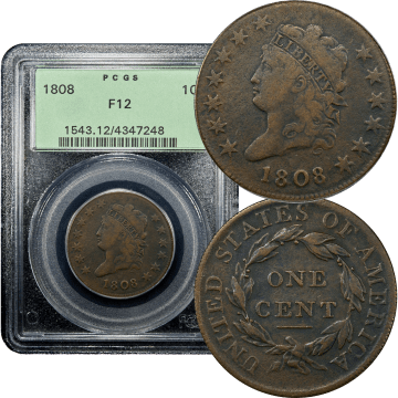 1808 Classic Head Large Cent (1c) Composite Image