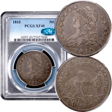 1810 Capped Bust Half Dollar (50c) O-101 Composite Image