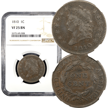 1810 Classic Head Large Cent (1c) Composite Image